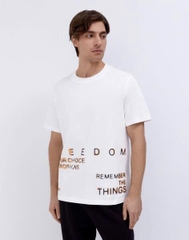 A26 Áo thun nam in chữ GJ