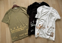 A26 Áo thun nam in chữ GJ