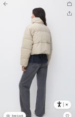 Áo phao béo Pull&Bear