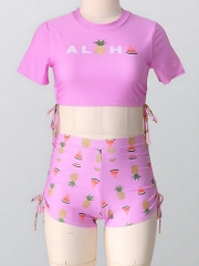Bộ bơi aloha - áo tắm - bikini