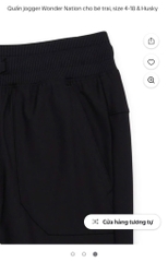 Q122 Quần jogger bé trai Wonder nation