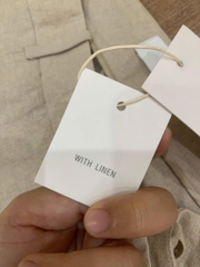 QE13 Quần linen baggy