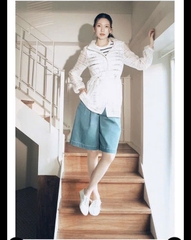 QE21 Quần short Hàn lửng