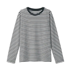 AE29 Áo thun cotton cổ tròn tay dài