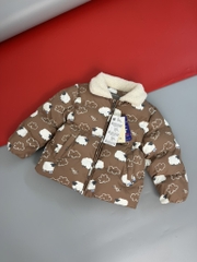 A146 Áo phao cổ lông cừu Prm