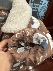 A146 Áo phao cổ lông cừu Prm