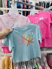 A131 Áo T-shirt croptop bé gái pm