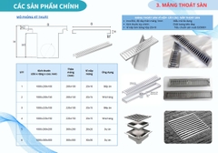 Thoát sàn inox CNC cao cấp