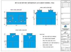 Bể tách mỡ ACO Green giá xưởng (Chất liệu composite)