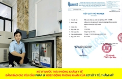 Thiết bị xử lý nước thải phòng khám y tế, nha khoa, thẩm mỹ (500 lit/ngày)