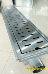 Máng thoát sàn nhà hàng và trung tâm thương mại (Inox 304 cao cấp)