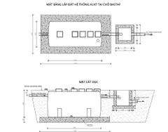 Bể tự hoại cải tiến 5 ngăn từ 2 - 20 m3/ngđ