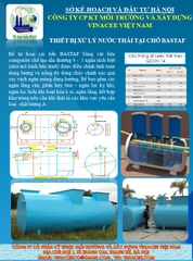 Bể tự hoại cải tiến bastaf 20 m3