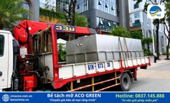 Bể tách mỡ Công nghiệp Inox 304 10m3 cho dự án TTTM