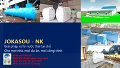 Hệ thống xử lý nước thải Jokaso tank công suất 15m3/ngđ (VINACEE) chính hãng