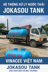 Module hệ thống xử lý nước thải JOKASO Tank 5m3 xử lý nước thải sinh hoạt và y tế
