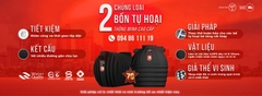 Bể tự hoại cải tiến Sơn hà 1600 lít