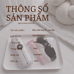 Máy Triệt Lông Mini Có Làm Lạnh Cao Cấp TH COMPANY - Bảo hành 12 tháng