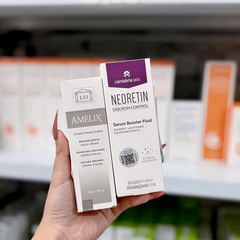 Combo trị nám Tinh Chất Trắng Da Neoretin Discrom Control Serum Booster Fluid 30ml (CTY)+Amelix cream