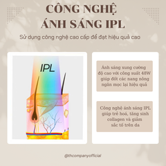 Máy Triệt Lông Mini Có Làm Lạnh Cao Cấp TH COMPANY - Bảo hành 12 tháng