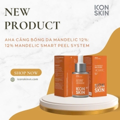 Peel  không bong căng bóng sáng da, thu nhỏ lỗ chân lông Icon Skin Mandelic 12%