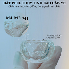 Bát đựng peel da chất liệu sứ TH COMPANY dùng làm chén đựng peel da phong cách Hàn Quốc