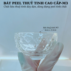 Bát đựng peel da chất liệu sứ TH COMPANY dùng làm chén đựng peel da phong cách Hàn Quốc