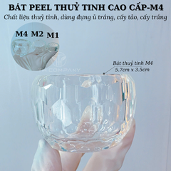 Bát đựng peel da chất liệu sứ TH COMPANY dùng làm chén đựng peel da phong cách Hàn Quốc