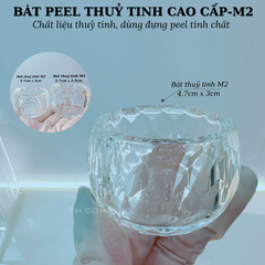 Bát đựng peel da chất liệu sứ TH COMPANY dùng làm chén đựng peel da phong cách Hàn Quốc