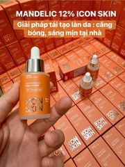 Peel  không bong căng bóng sáng da, thu nhỏ lỗ chân lông Icon Skin Mandelic 12%