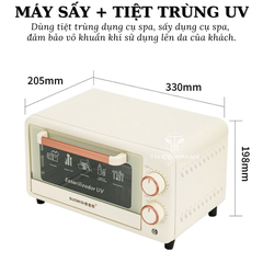 Tủ sấy tiệt trùng UV THCOMPANY dùng cho spa, thẩm mỹ viện, tiệt trùng dụng cụ