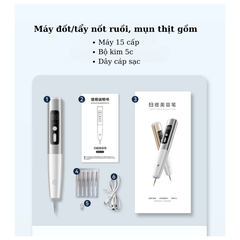 Máy Tẩy Nốt Ruồi TH COMPANY máy cầm tay 15 cấp độ - bảo hành 6 tháng