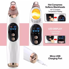 Máy hút mụn mini TH COMPANY bản mới 2024 dùng hút sợi bã nhờn, mụn cám, làm sạch da mặt