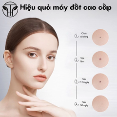 Máy Tẩy Nốt Ruồi TH COMPANY bản cao cấp , máy cầm tay 15 cấp độ, có lắp đậy - bảo hành 6 tháng