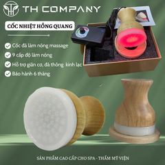 Cốc Nhiệt Hồng Quang TH COMPANY Có Đèn Massage Đả Thông Kinh Lạc, Cốc Massage Body