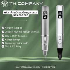 Máy Tẩy Nốt Ruồi TH COMPANY bản cao cấp , máy cầm tay 15 cấp độ, có lắp đậy - bảo hành 6 tháng