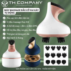Máy Massage Đầu Mini 4 Chân TH COMPANY, Mát Xa Đầu Giúp Giảm Stress, Thư Giãn Gội Đầu Dưỡng Sinh