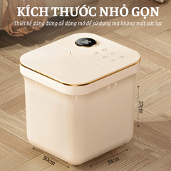 Bồn ngâm chân TH Company massage tư động giúp thư giãn, có chế độ làm nóng, hẹn giờ