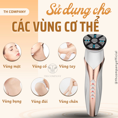 Máy chăm sóc da nâng cơ mặt TH COMPANY công nghệ RF, EMS massage mặt dụng cụ làm đẹp công nghệ cao