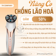 Máy chăm sóc da nâng cơ mặt TH COMPANY công nghệ RF, EMS massage mặt dụng cụ làm đẹp công nghệ cao