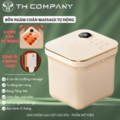 Bồn ngâm chân TH Company massage tư động giúp thư giãn, có chế độ làm nóng, hẹn giờ