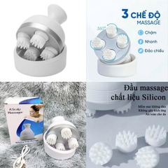Máy Massage Đầu Mini 4 Chân TH COMPANY, Mát Xa Đầu Giúp Giảm Stress, Thư Giãn Gội Đầu Dưỡng Sinh