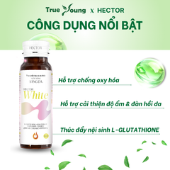 Nước uống sáng da Hector White (10 chai x 50ml) hỗ trợ giúp da sáng đẹp, tăng độ đàn hồi