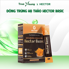 Nước nấm Đông trùng hạ thảo Hector Basic (10 gói x 25ml) hỗ trợ bồi bổ cơ thể