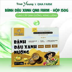 Bánh Đậu Xanh Nướng QNA FARM Giòn Tan, Ngọt Dịu, Không Chất Bảo Quả
