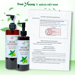 Dầu Gội Hỗ Trợ Bết Dầu, Gàu Nấm ADEVA, Chiết Xuất Trái Nhàu Và Dược Liệu Thiên Nhiên
