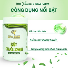 Bột Chuối Xanh Qna Farm, 100% Bột Chuối Rừng