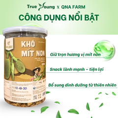 Khô mít non QNA FARM vị cay, mặn, ngọt ngon, protein từ thực vật