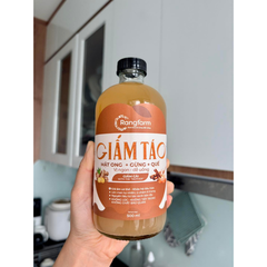 Giấm Táo Gừng Quế Mật Ong Chai 500ML