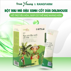 Bột rau má đậu xanh cốt dừa Dalahouse đạt chuẩn hữu cơ